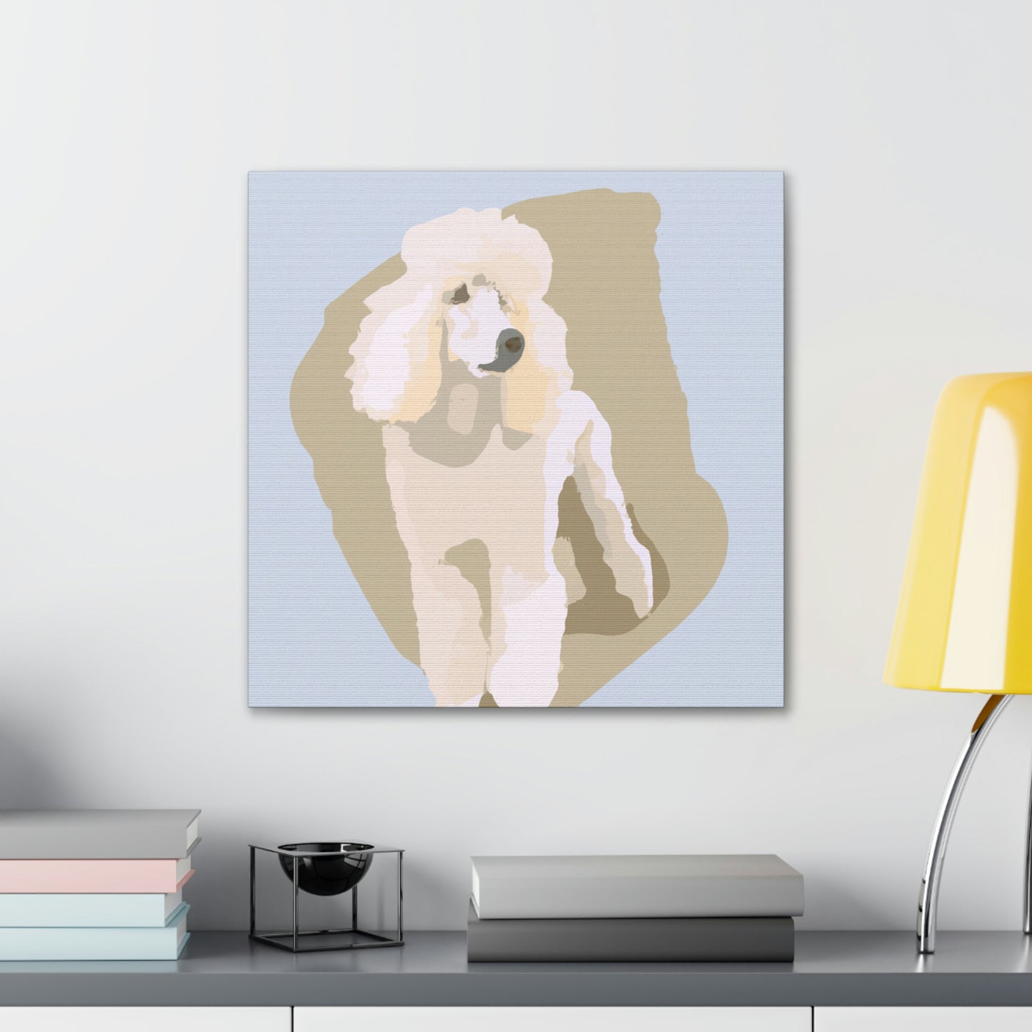 "Poodle in Minimalism" - Canvas