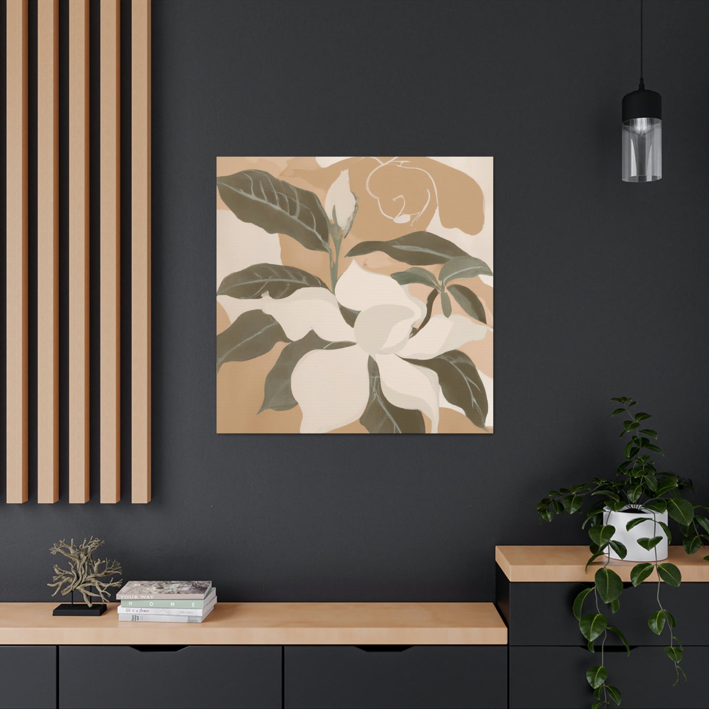 "Gardenia Perfumed Petals" - Canvas