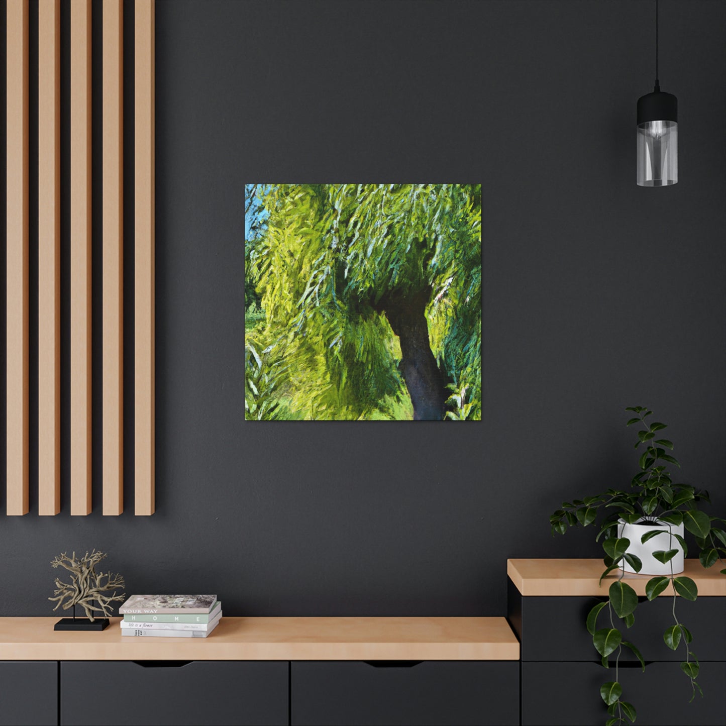 Willow by Moonlight - Canvas