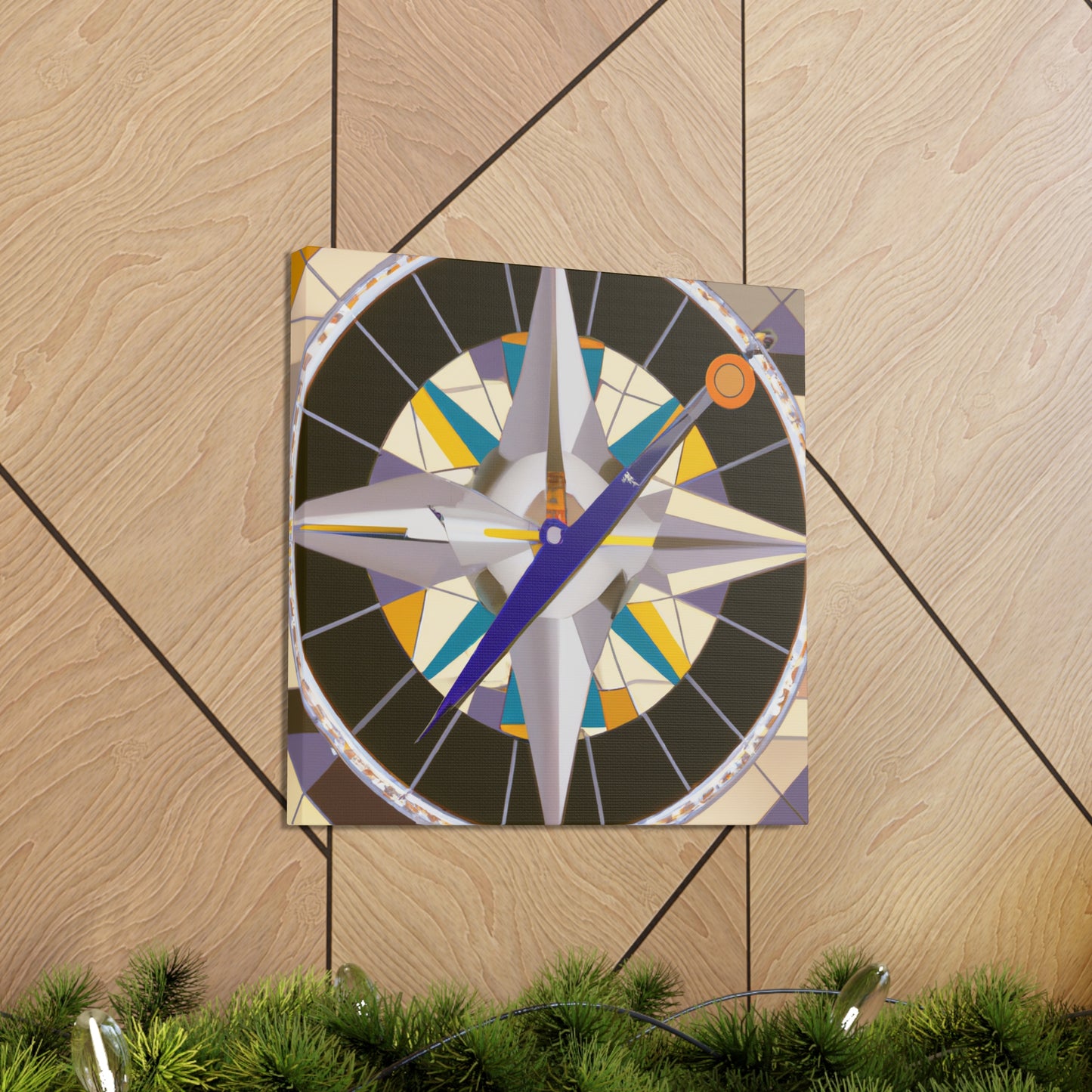 "Compass of Cosmos Glide" - Canvas