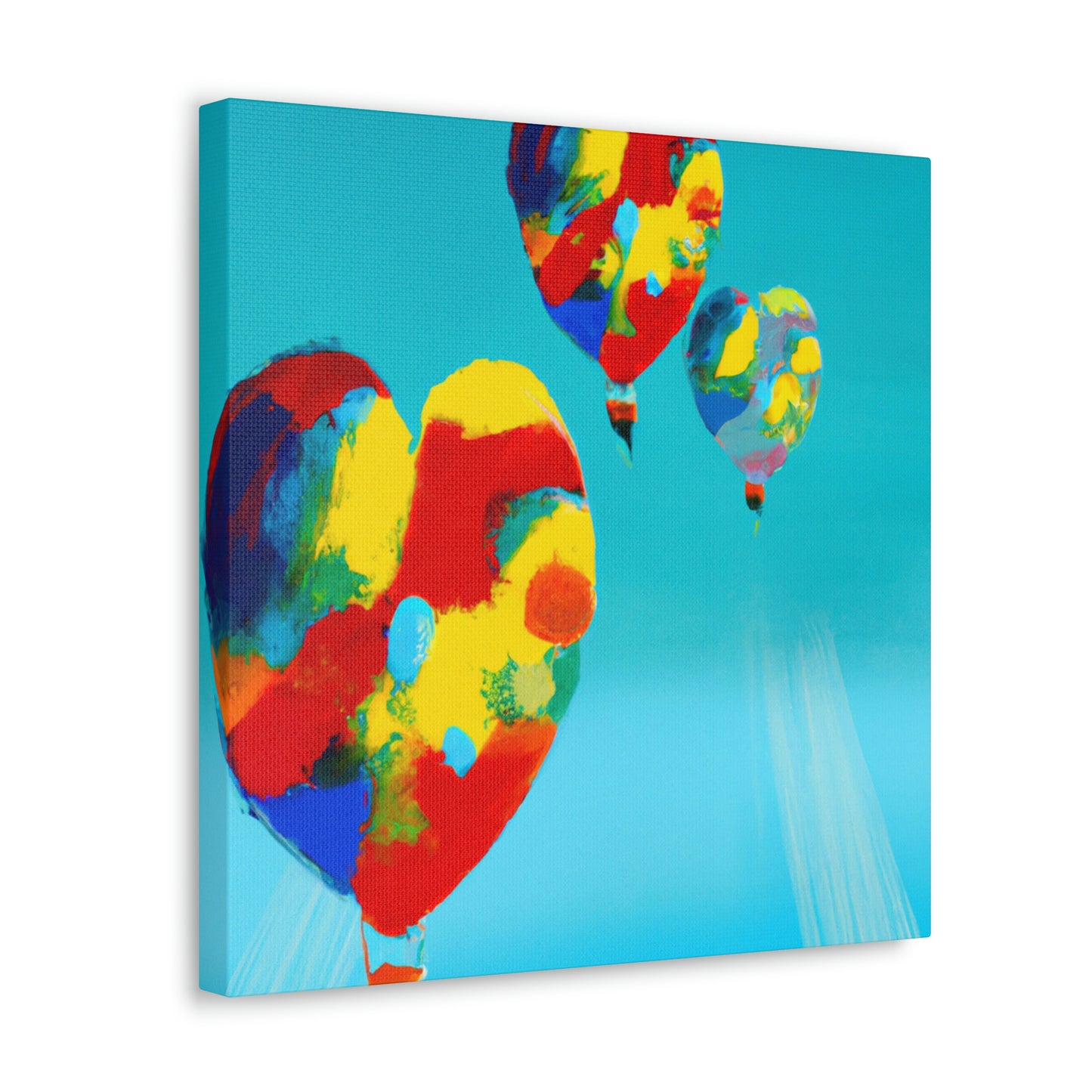 "Skyward Flight of Balloons" - Canvas