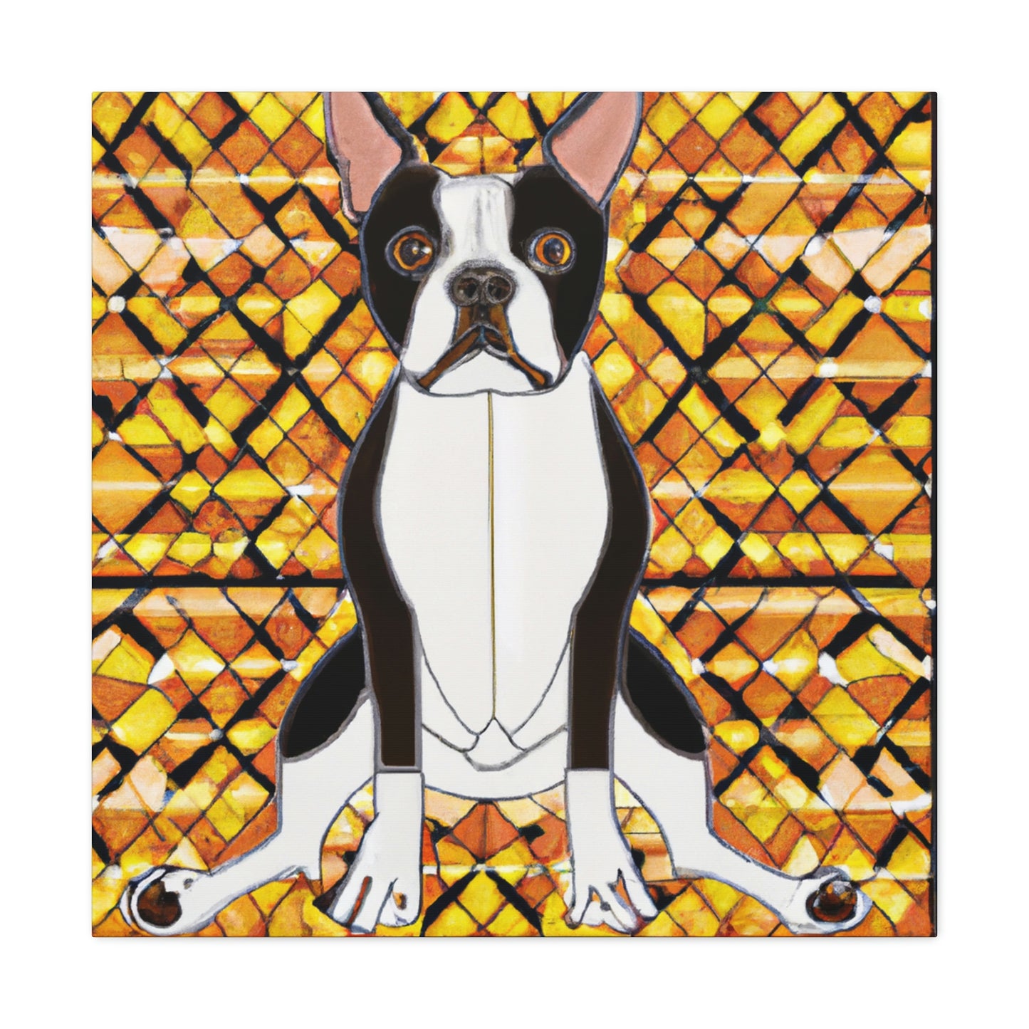 Boston Terrier Bliss - Canvas