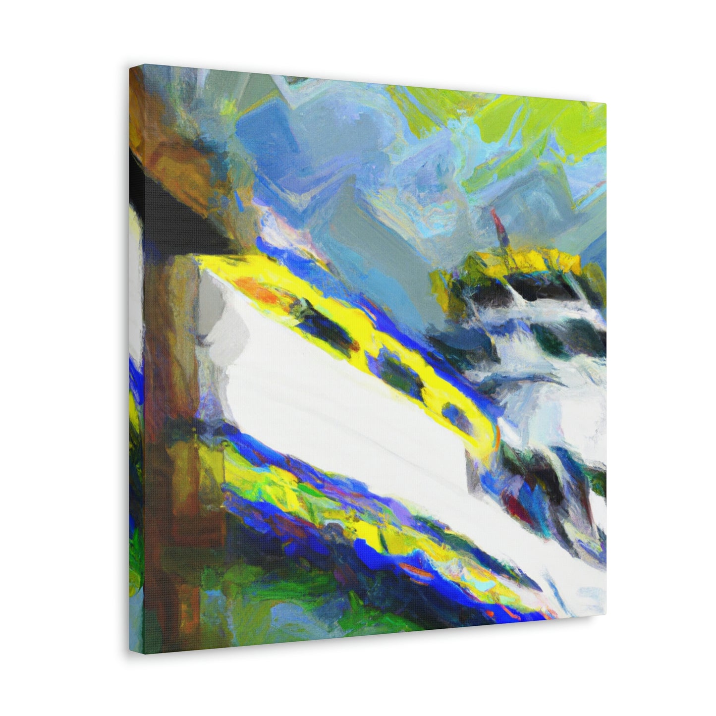 Ferry Across The River - Canvas