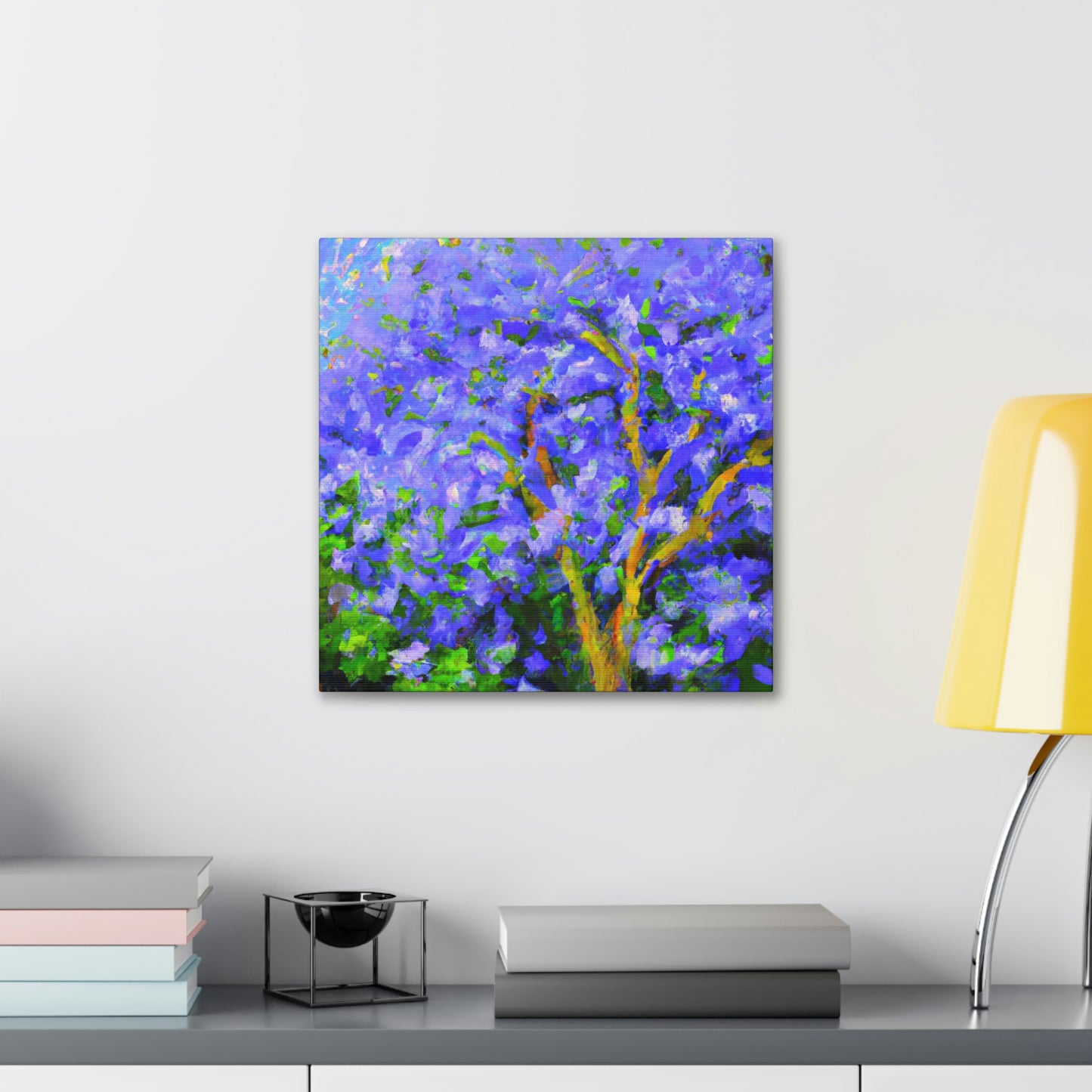 Jacaranda Tree Reflection - Canvas