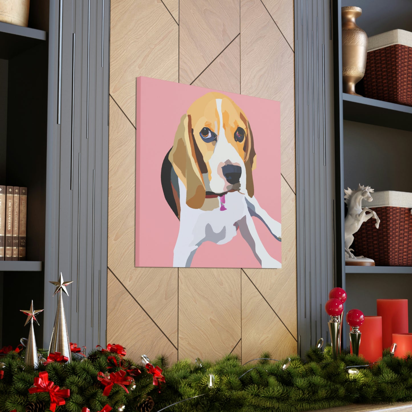 "Regal Beagle Minimalism" - Canvas