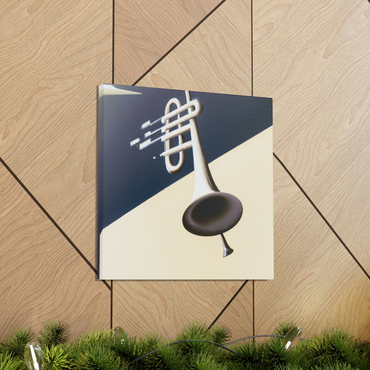 Trombone in the Cloud - Canvas