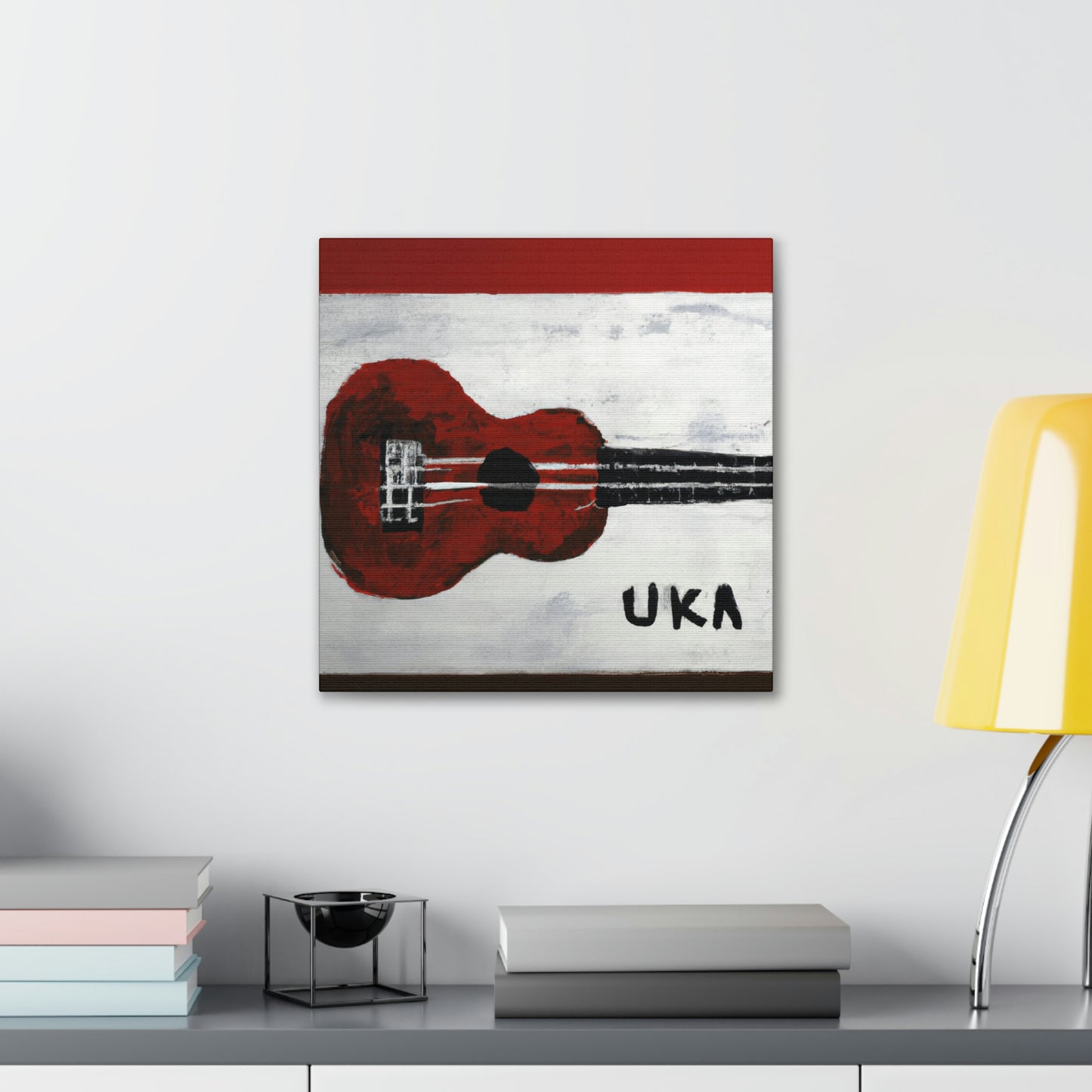 "Ukulele Minimalism Dream" - Canvas