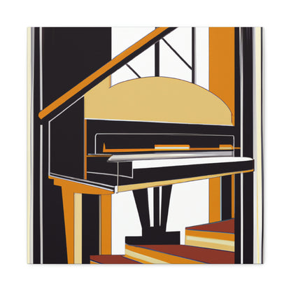 Piano's Artistic Lilt - Canvas