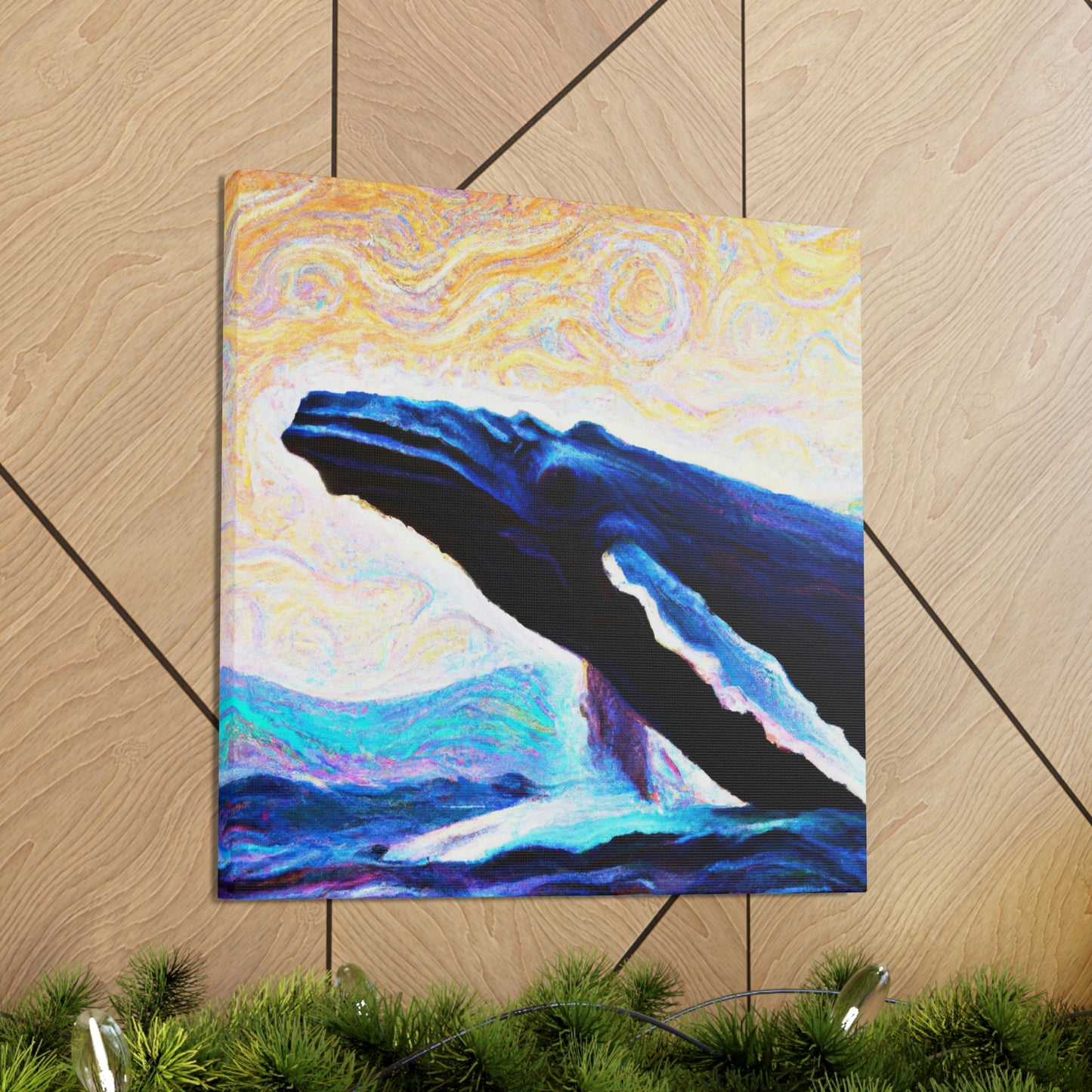 "Humpback Whale Enchantment" - Canvas