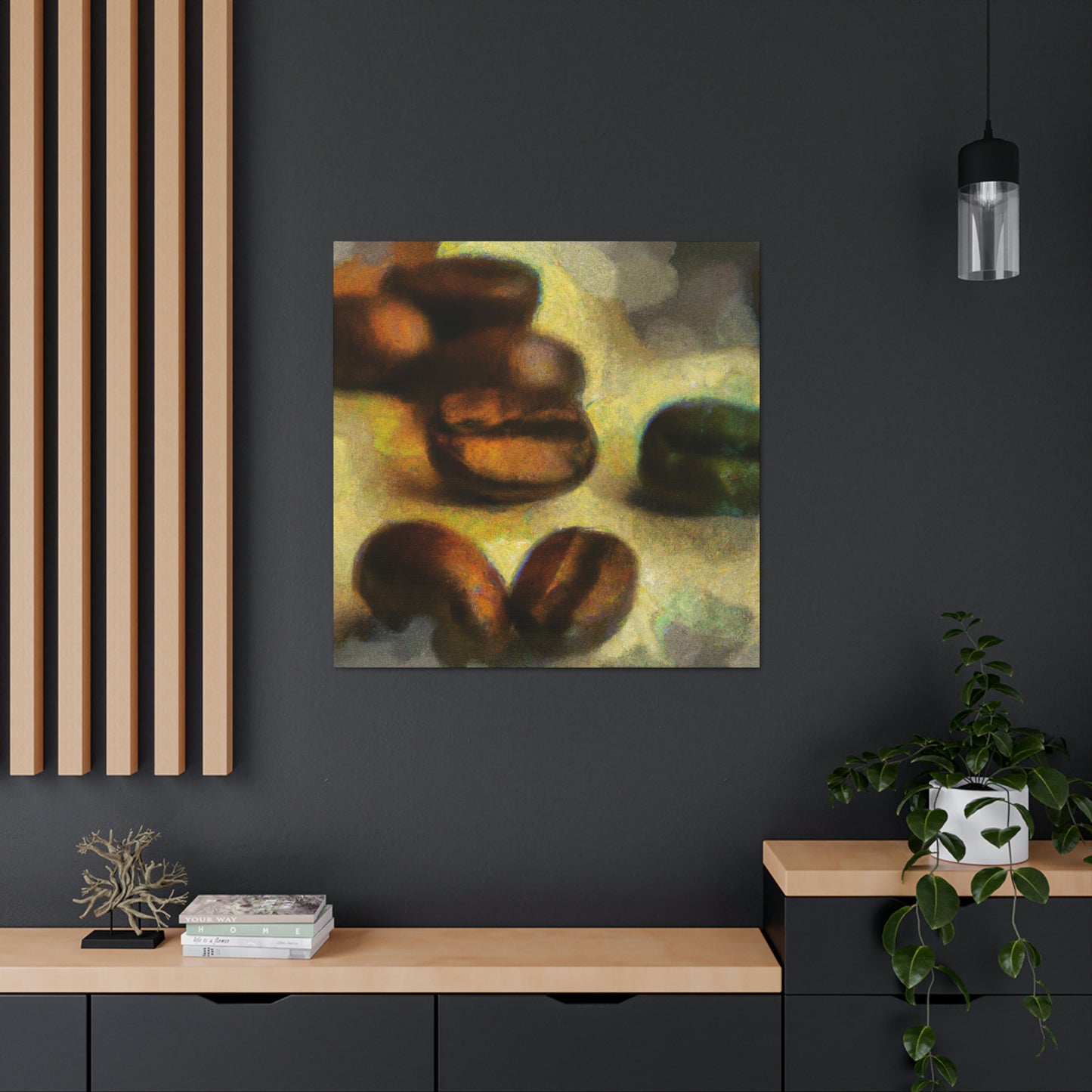 Coffee Beans Abound - Canvas