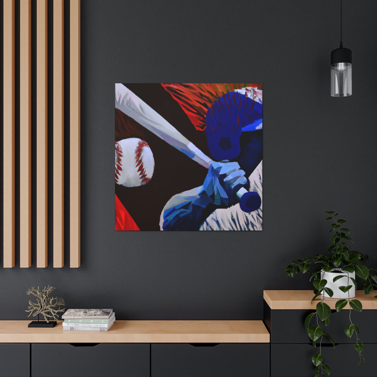 Baseball As Artwork - Canvas