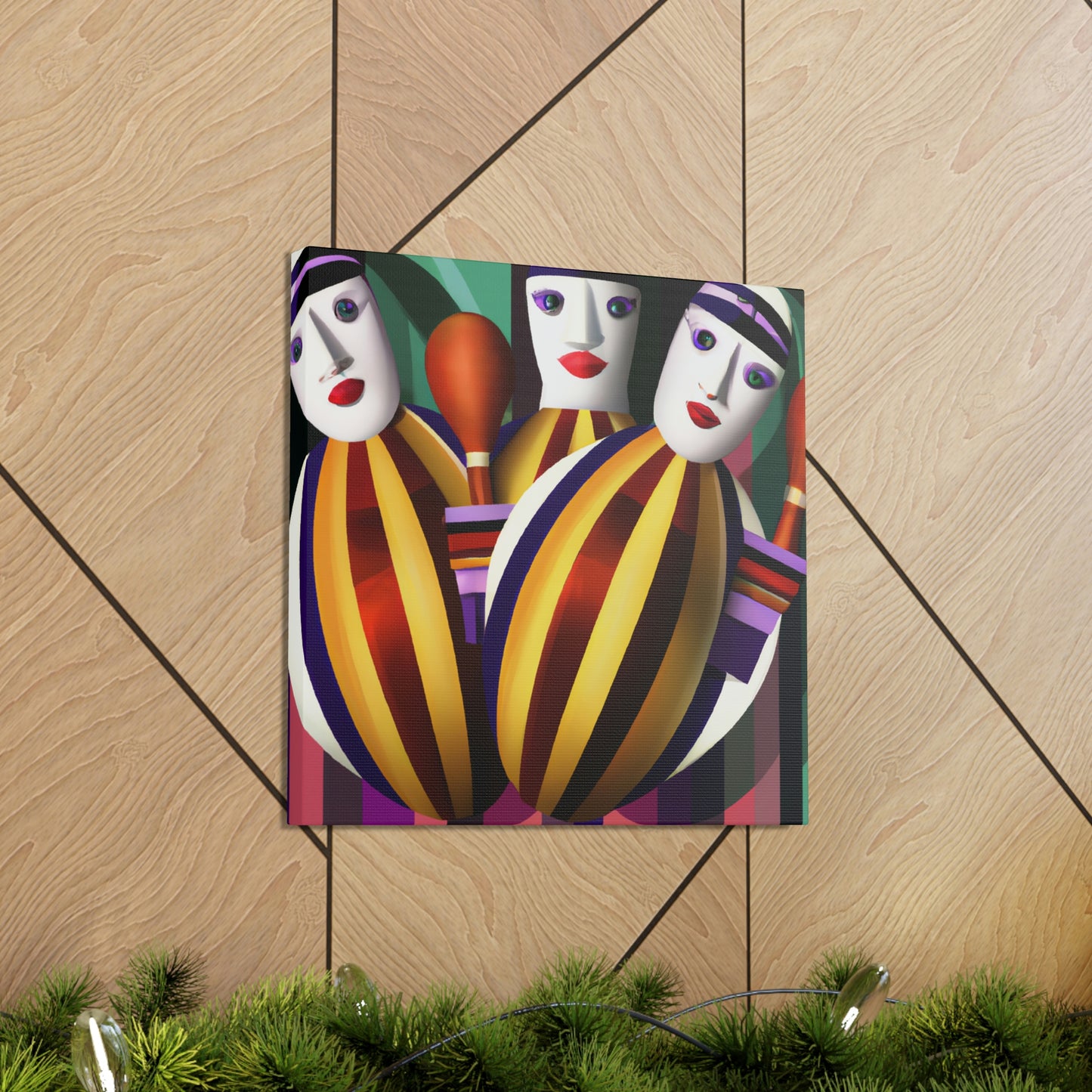 "Twirling Maracas Symphony" - Canvas