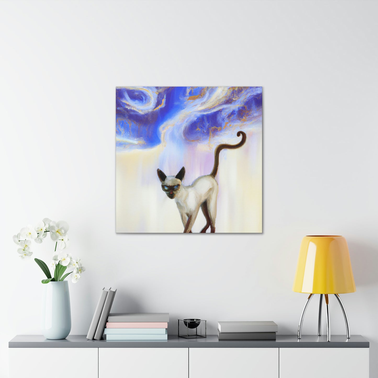 Siamese Abstraction Dance - Canvas