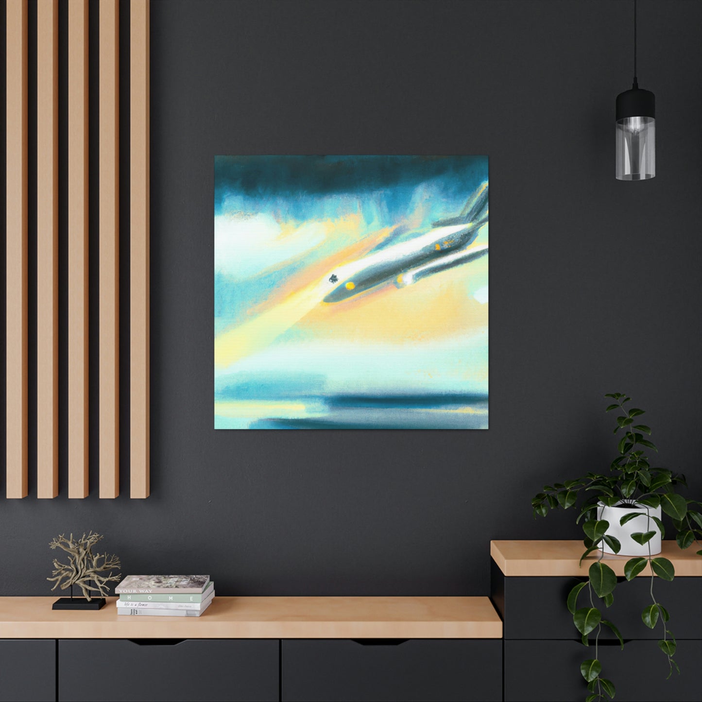 "Flight in Simplicity" - Canvas