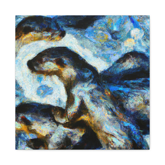 Otter Playfulness Abounds - Canvas