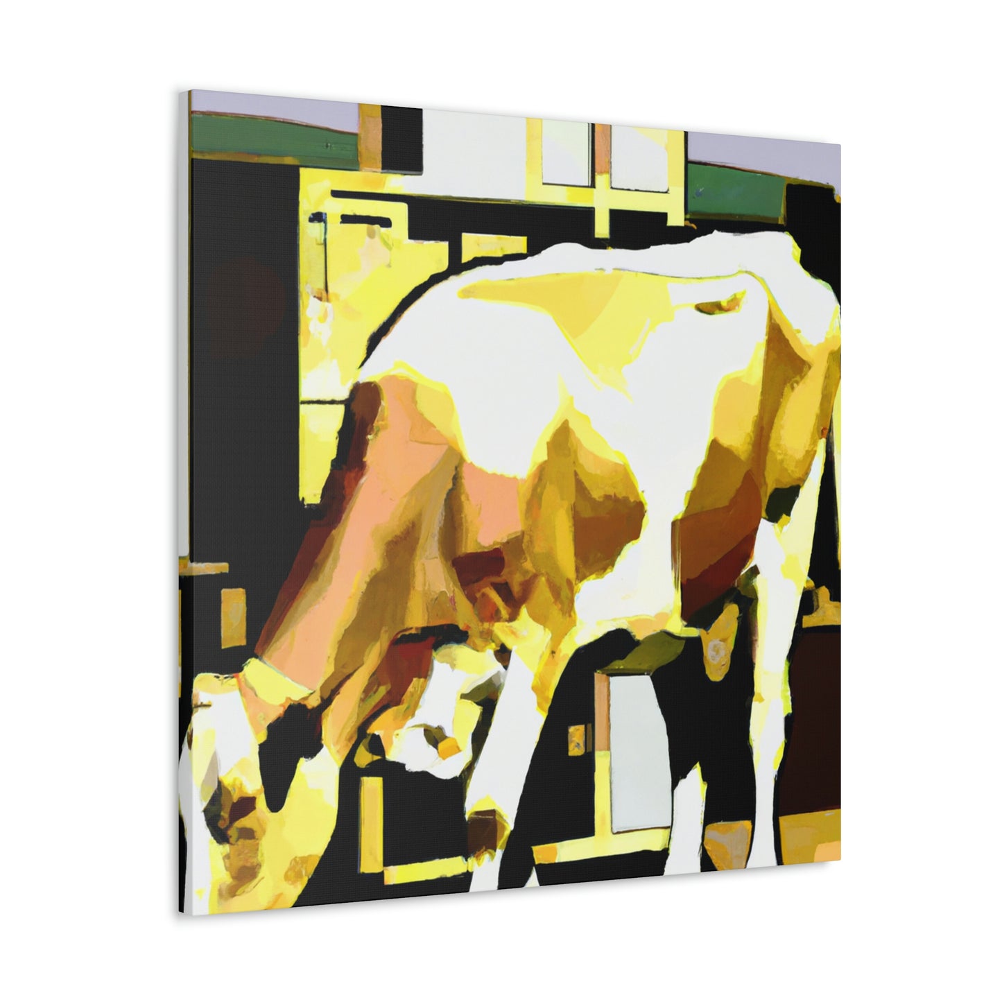 "Jersey Cow in Jazz." - Canvas