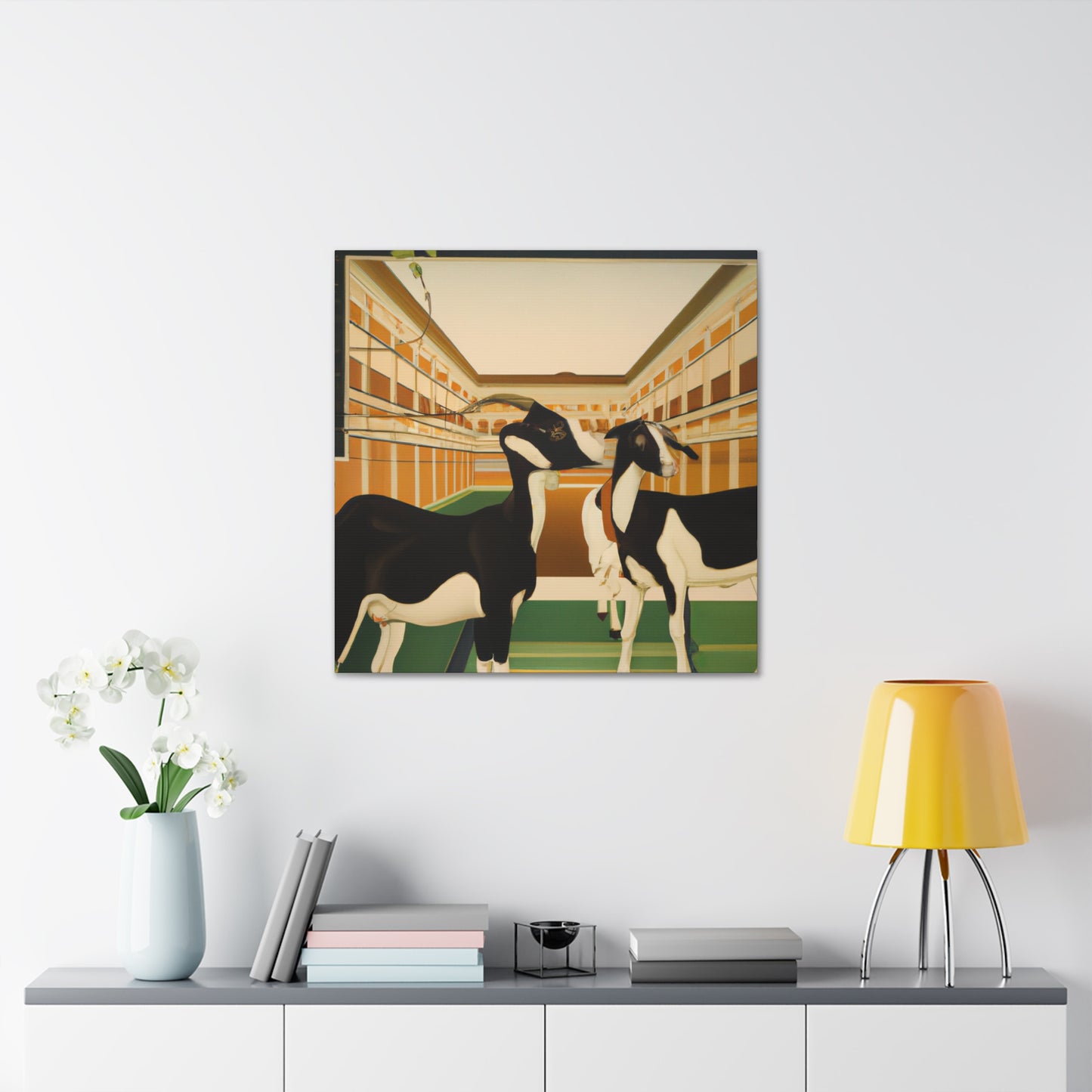 "Goat's Jazz Dance" - Canvas