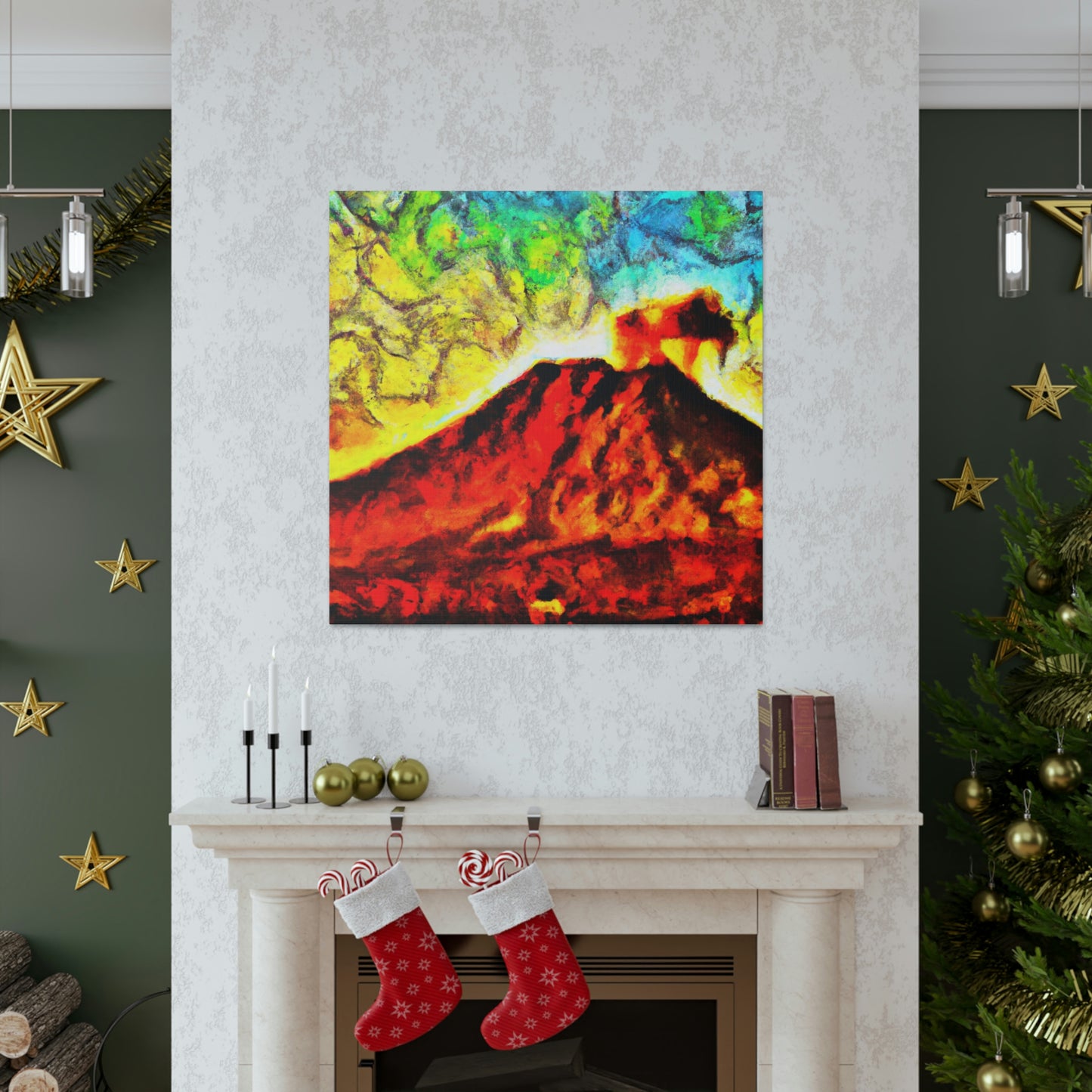 Volcanic Eruption Beauty - Canvas