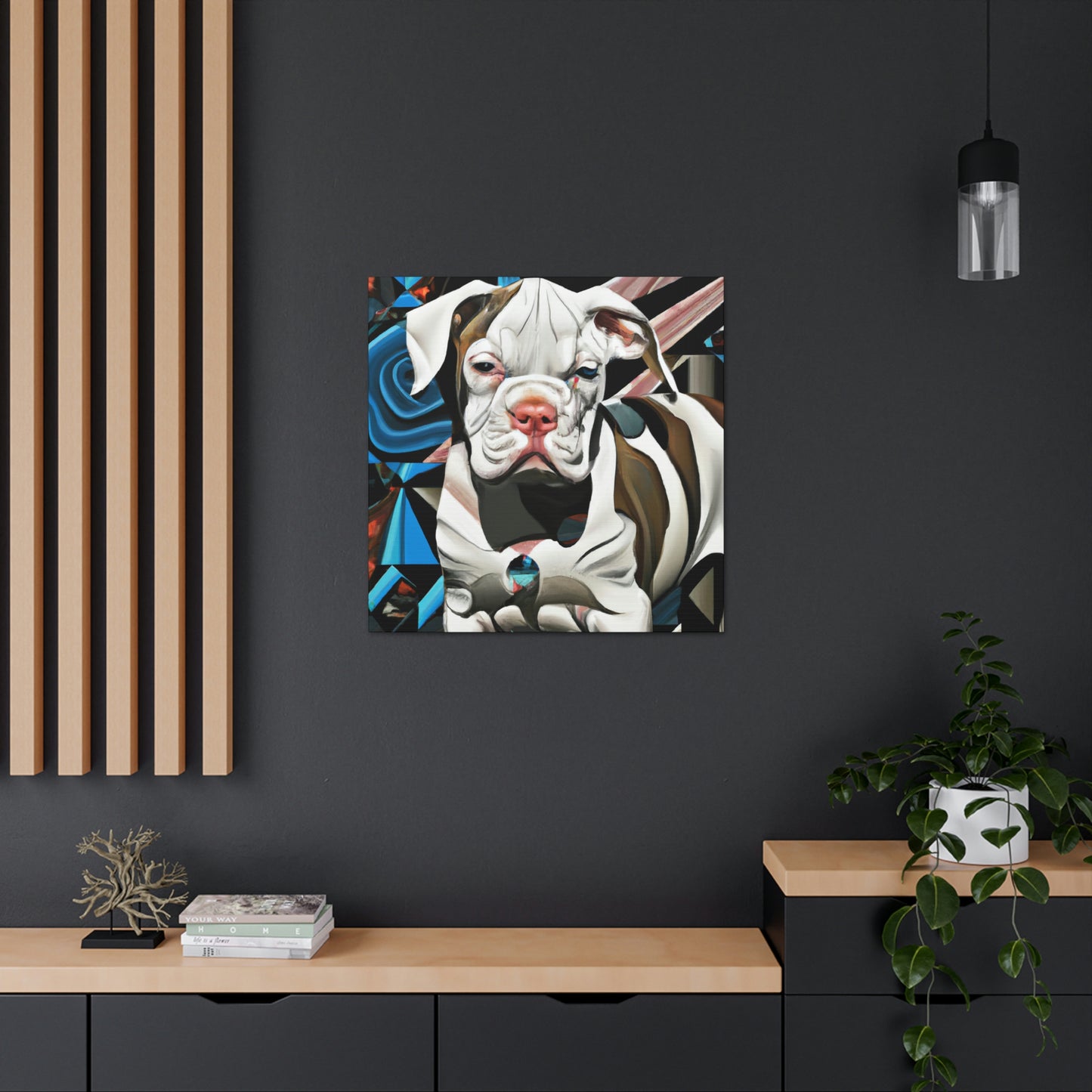 American Bulldog Dreamscape - Canvas