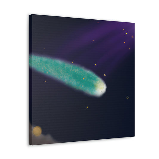 "Comet in Flight Beauty" - Canvas