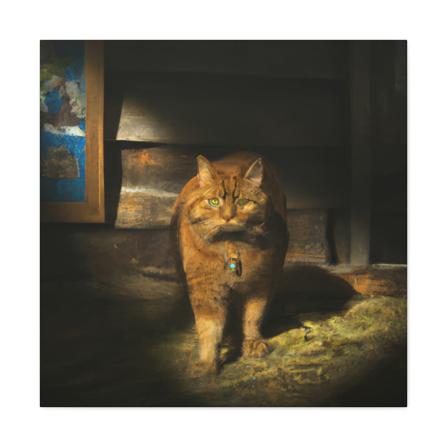 Purr of the Barn - Canvas