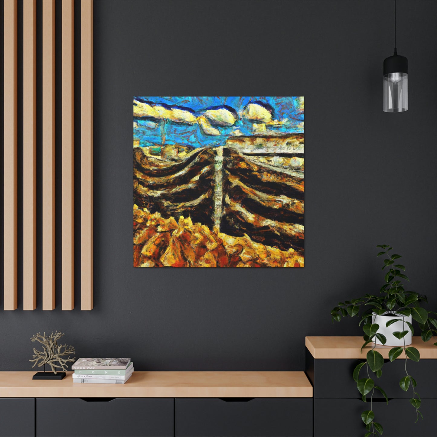 Seawall Sunset Splendor - Canvas