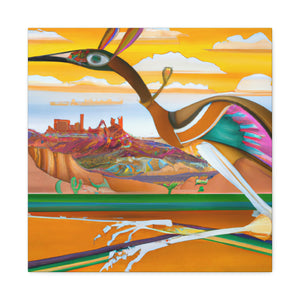 Roadrunner Art Deco - Canvas