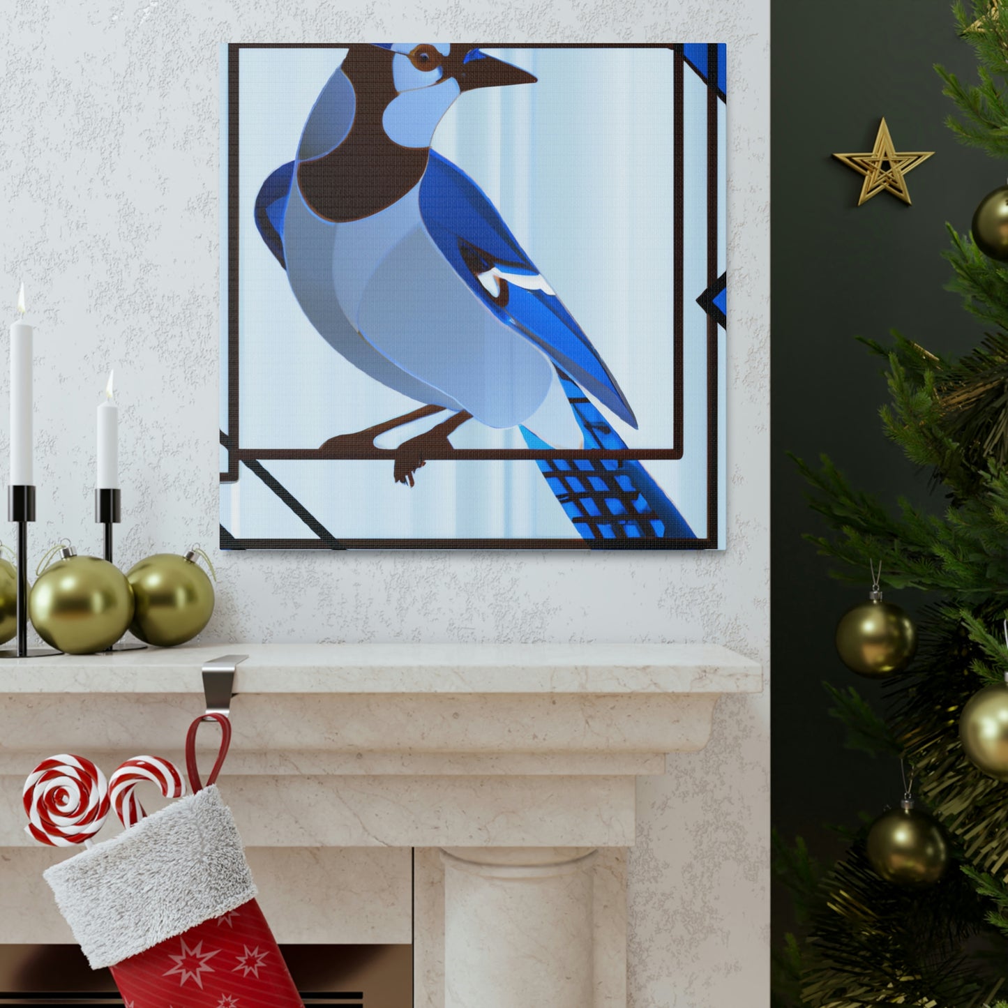 Blue Jay's Majesty - Canvas