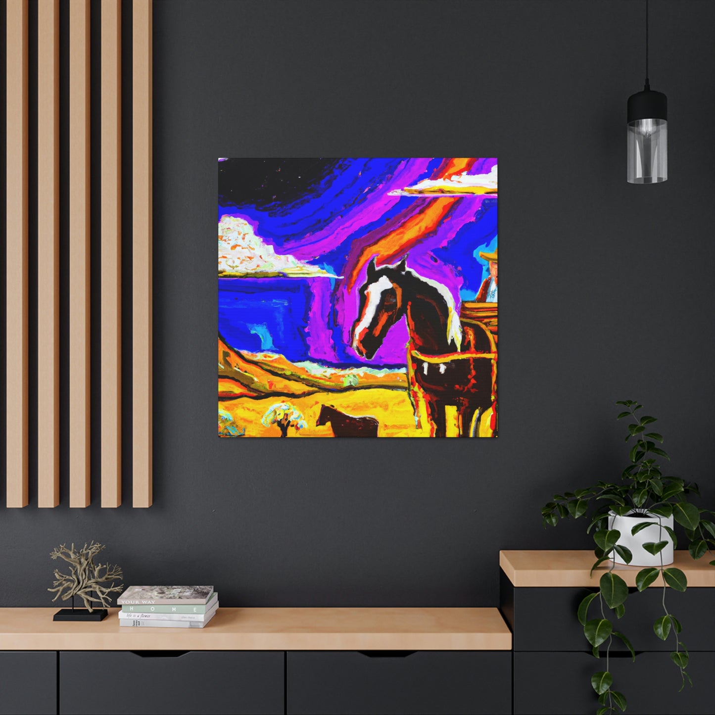 Stagecoach In Motion - Canvas