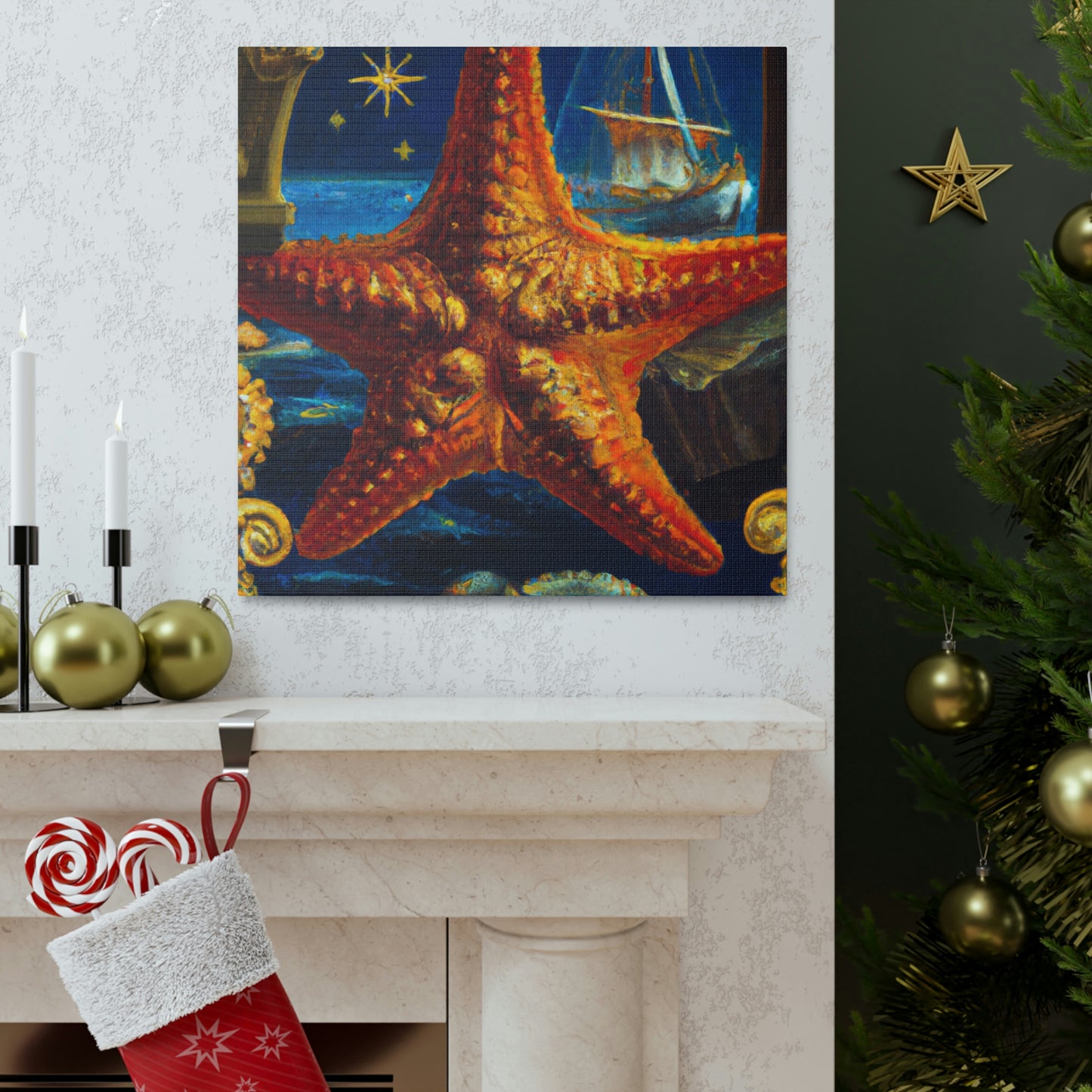 Nautical Starfish - Canvas - Canvas