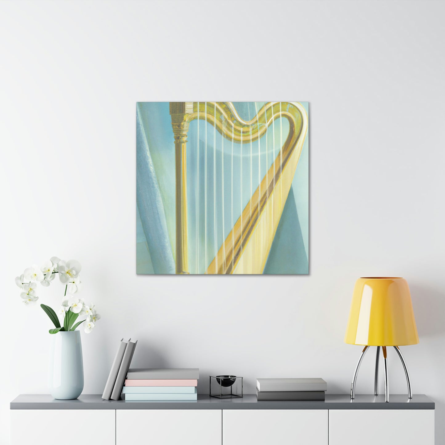 "Harp in Art Deco" - Canvas