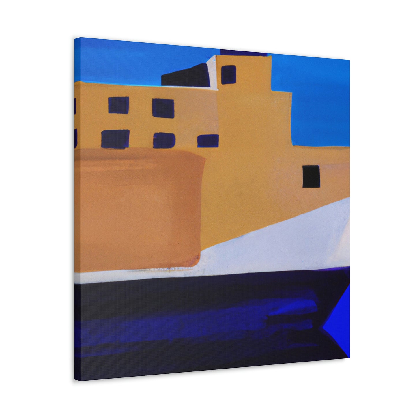 Ferry Minimalism Painting - Canvas