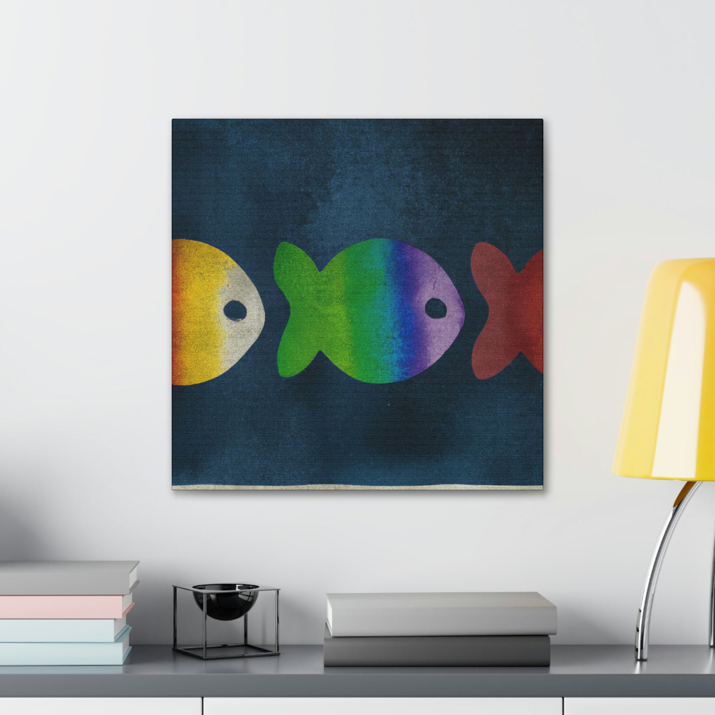 Rainbow Fish Dreaming - Canvas