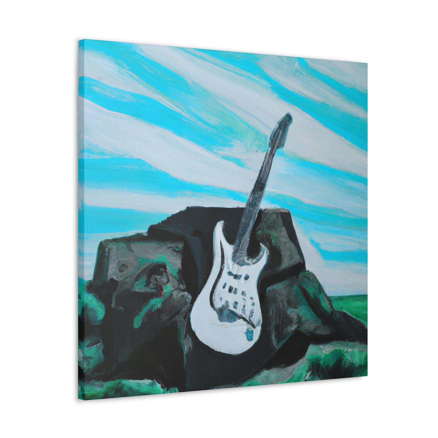 "Fender Abstract Expressionism" - Canvas