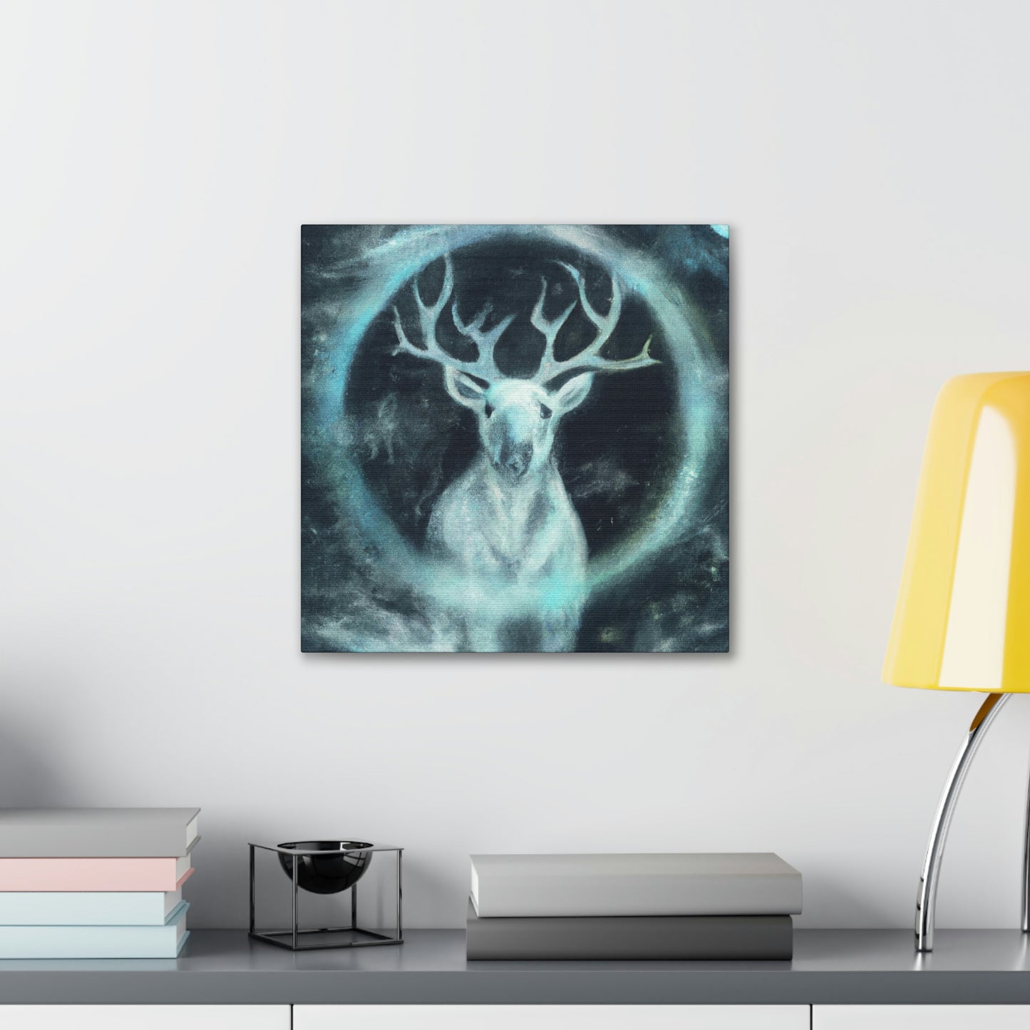 Reindeer in Moonlight - Canvas