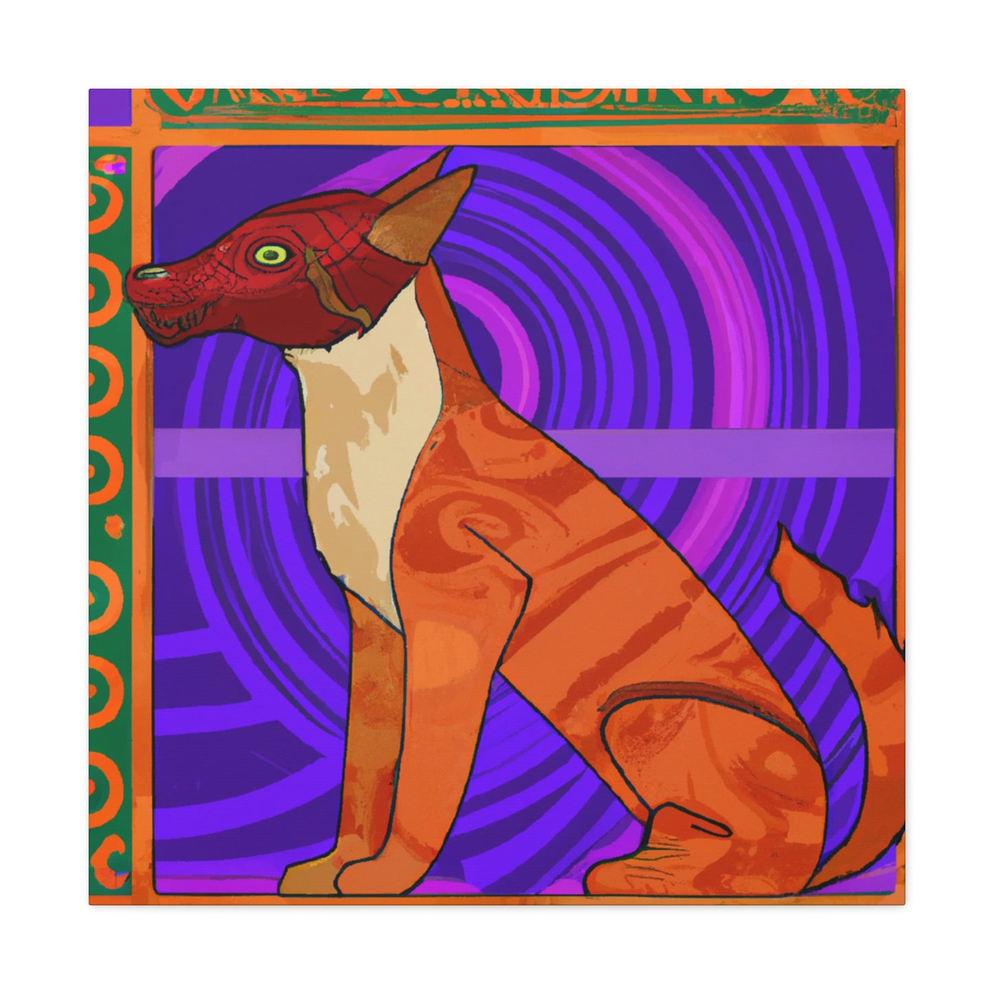 "Dhole's Jazz Symphony" - Canvas