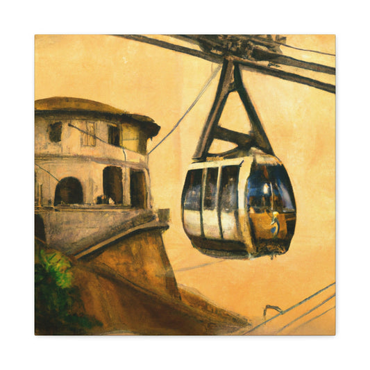 Steampunk Cable Car Dream - Canvas