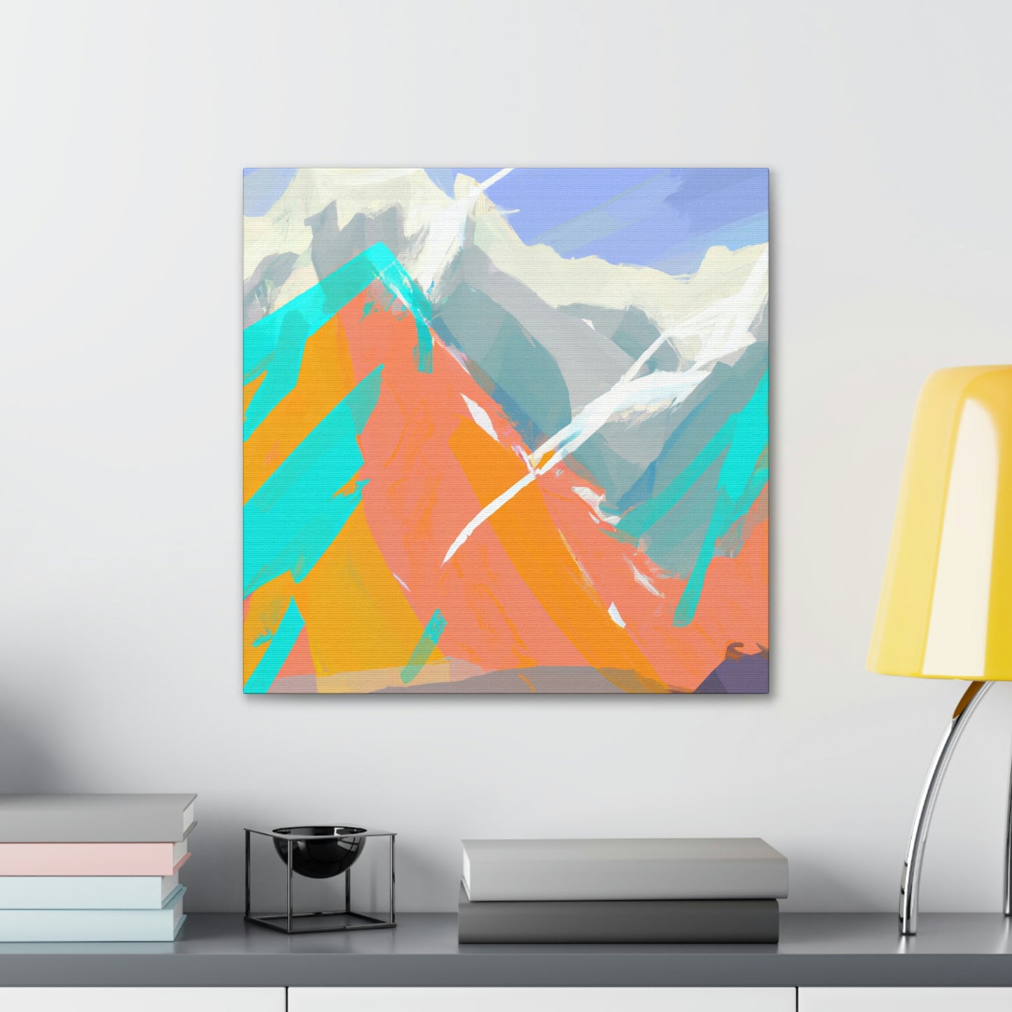 Mountain Abstraction 1940s - Canvas