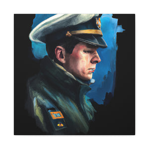 "Glorious Naval Aviator" - Canvas