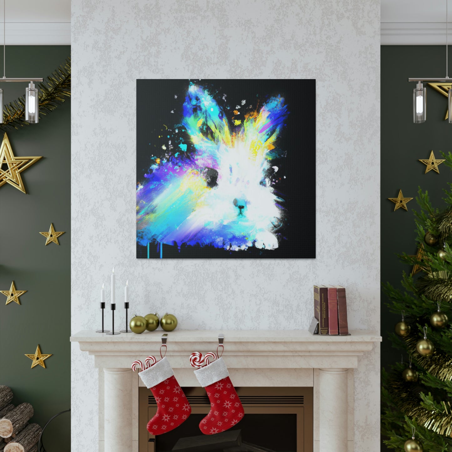 Rabbit in Fluxury - Canvas