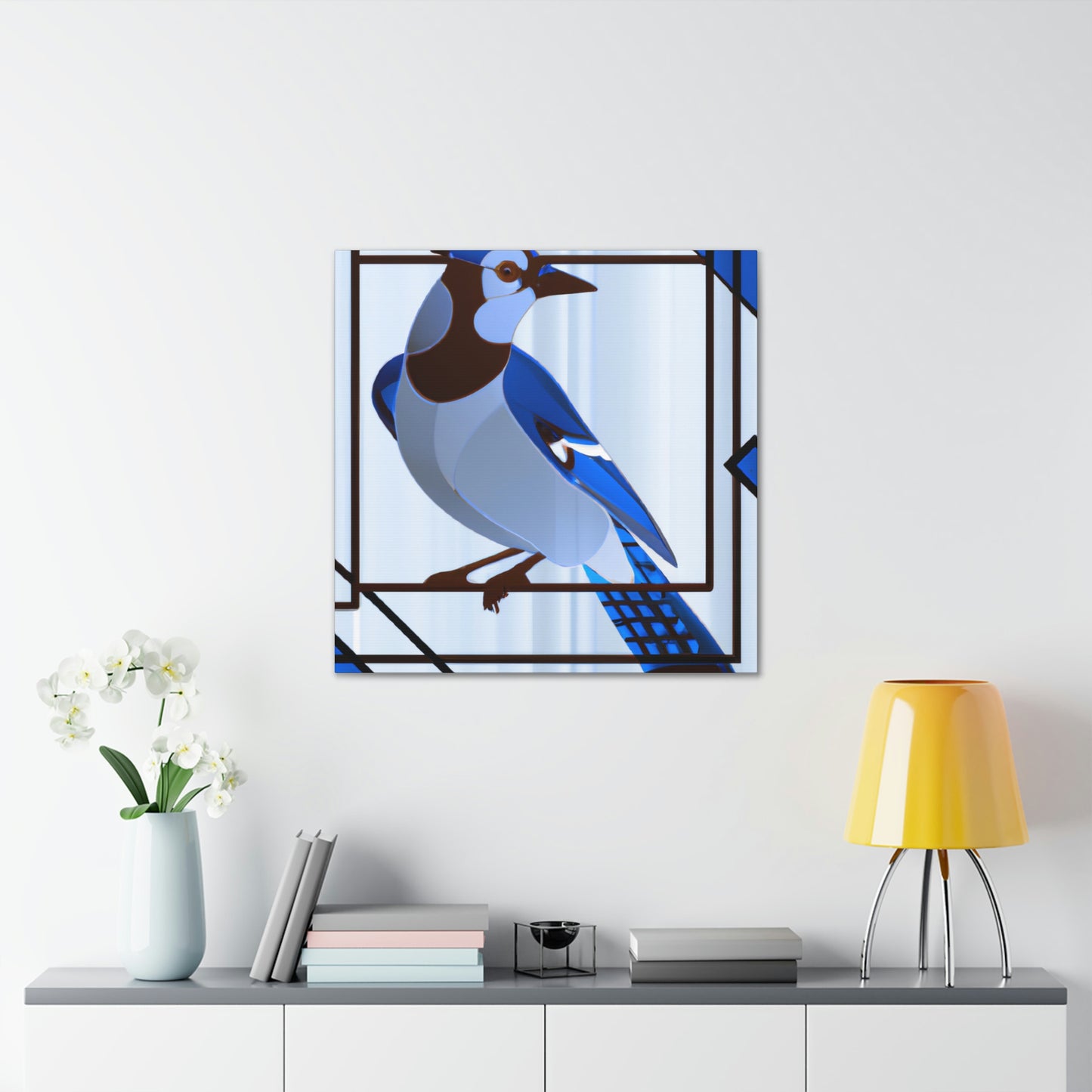 Blue Jay's Majesty - Canvas