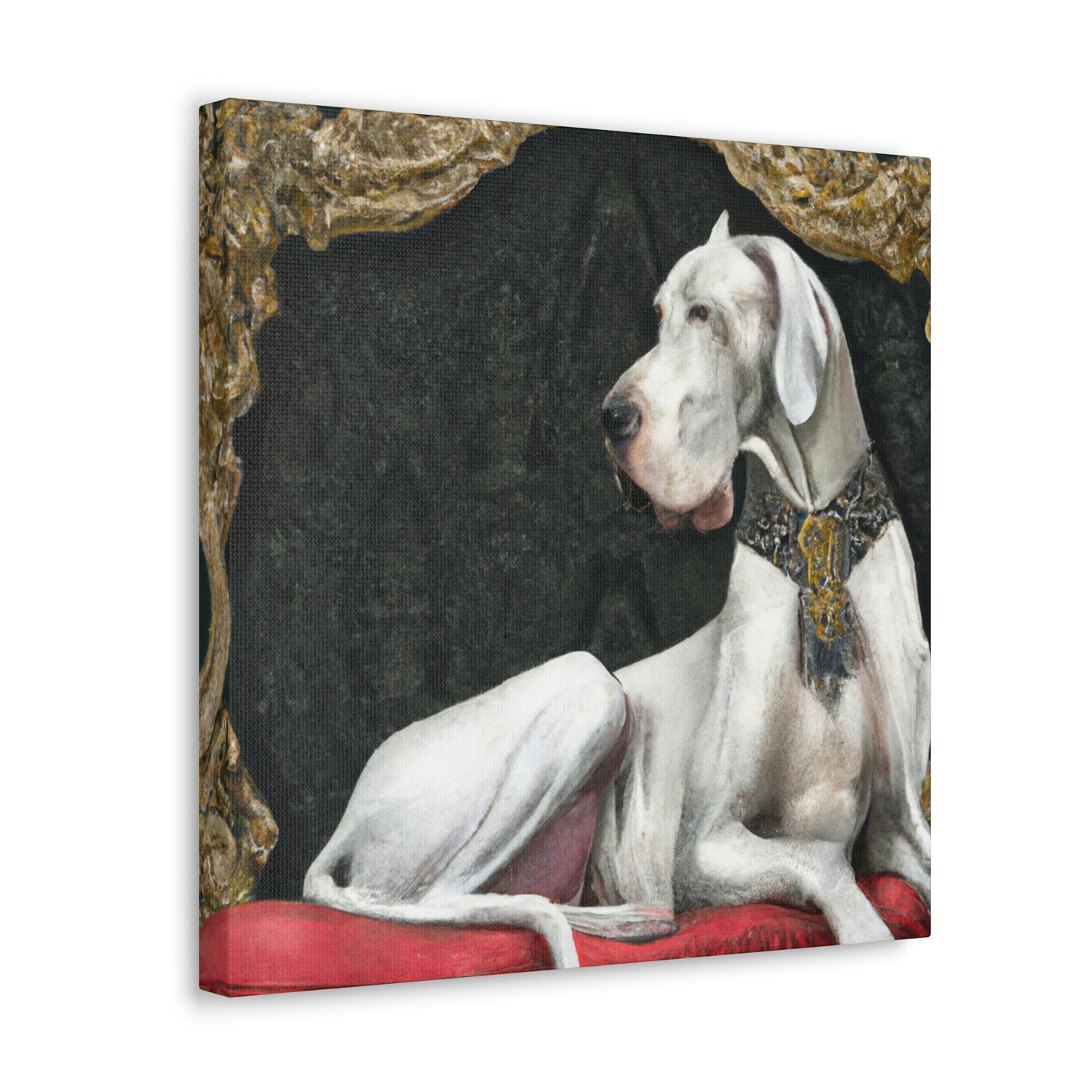 Great Dane in Rococo - Canvas