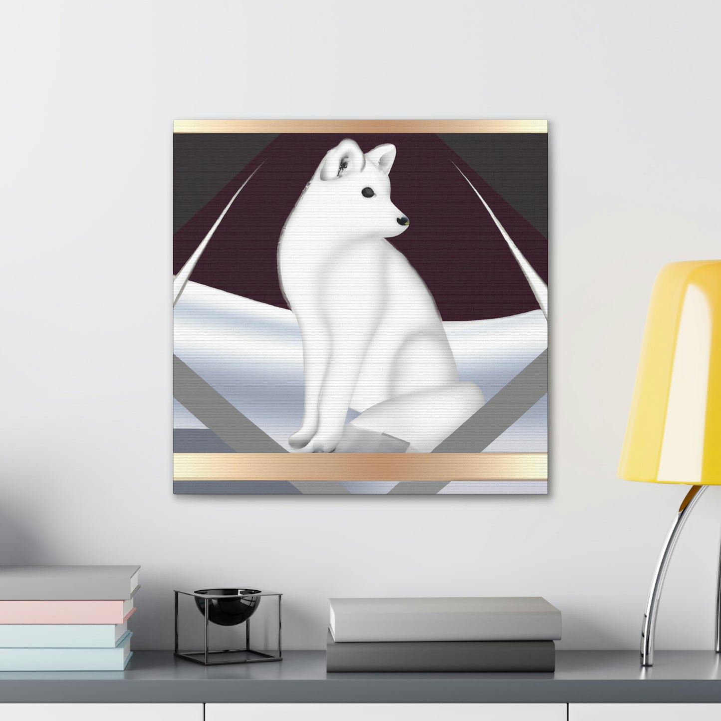 Frozen Fox Luster - Canvas