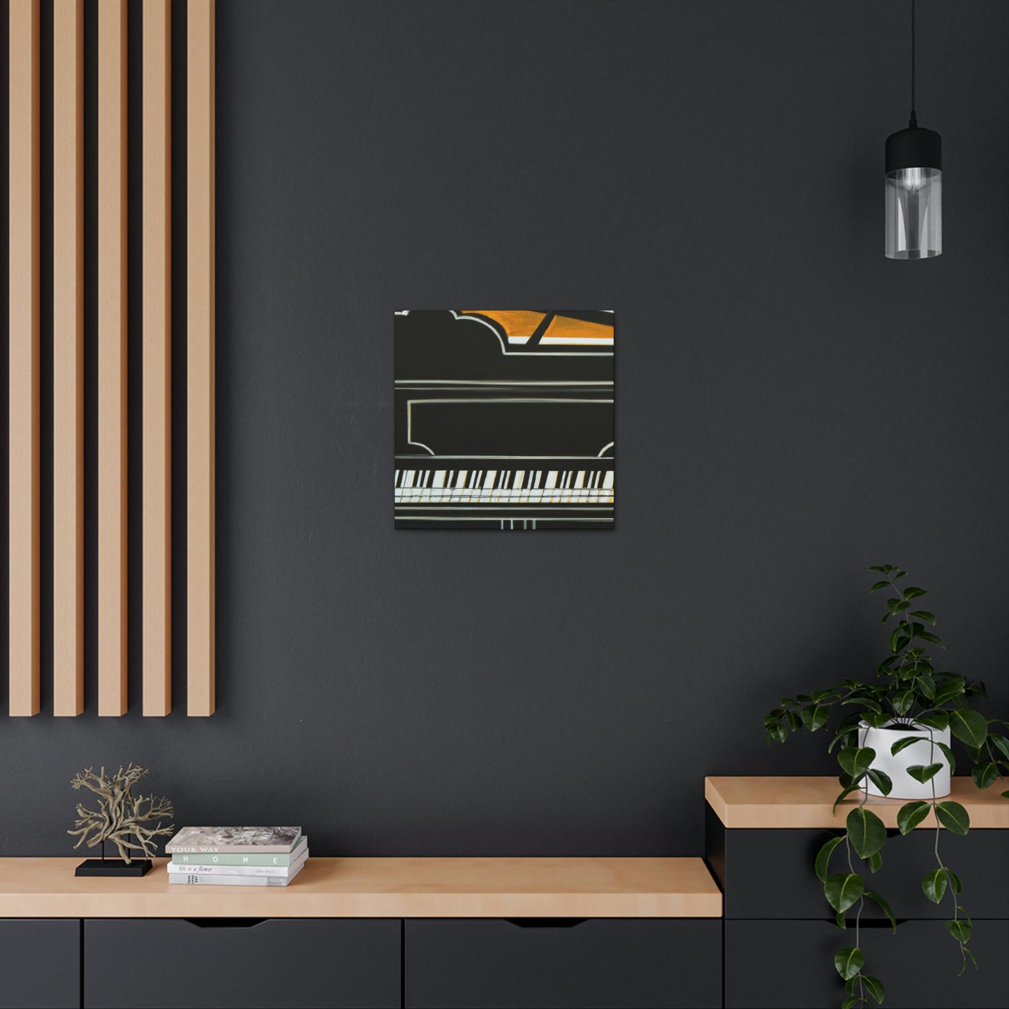 "Piano of Silken Strings" - Canvas