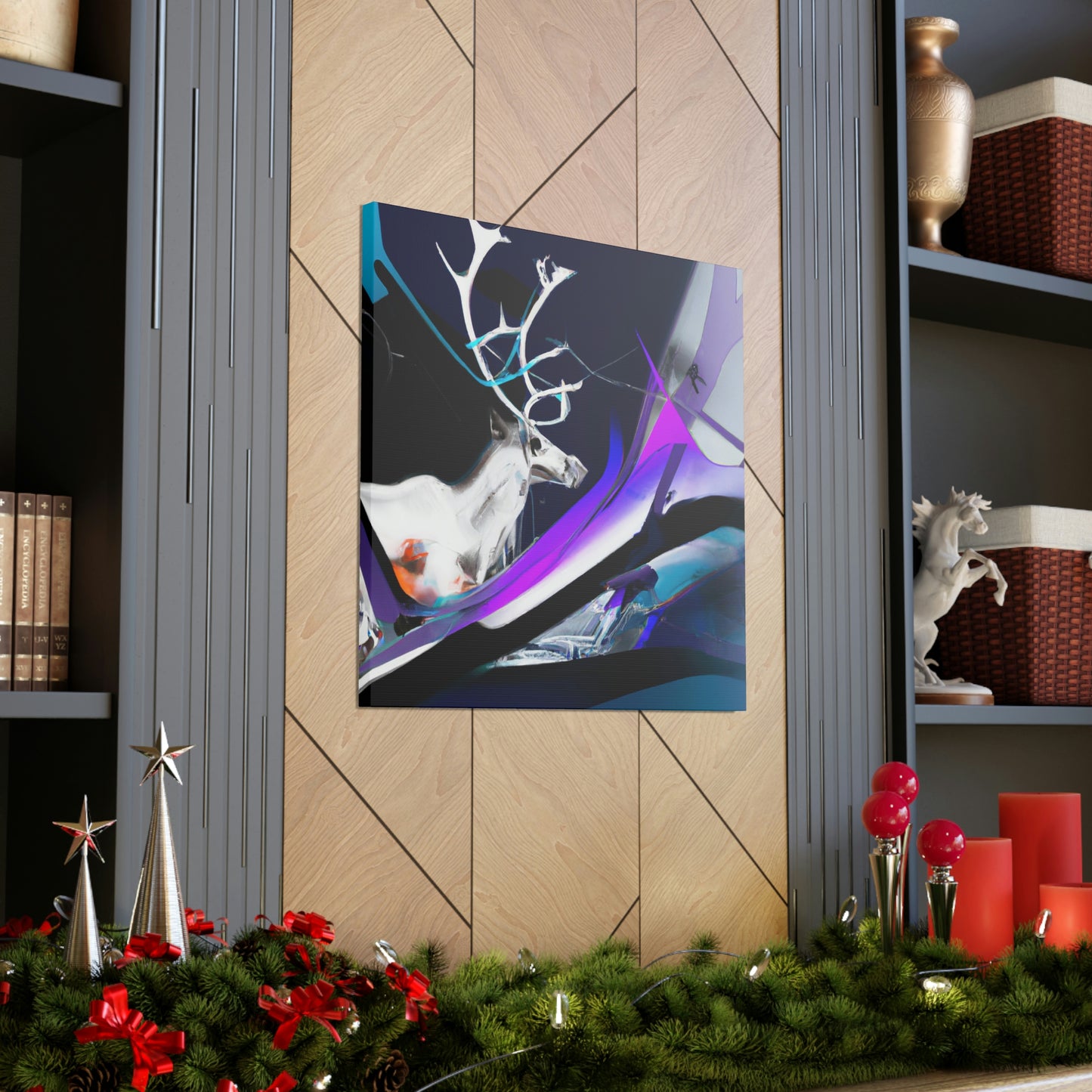 Reindeer in Winterland - Canvas