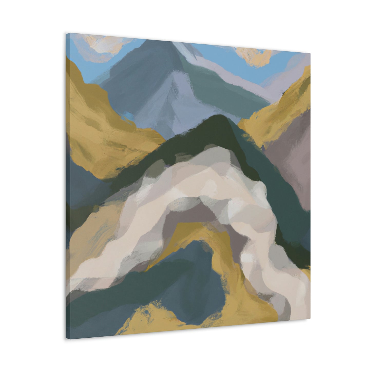 Mountain Majesty Abstract - Canvas