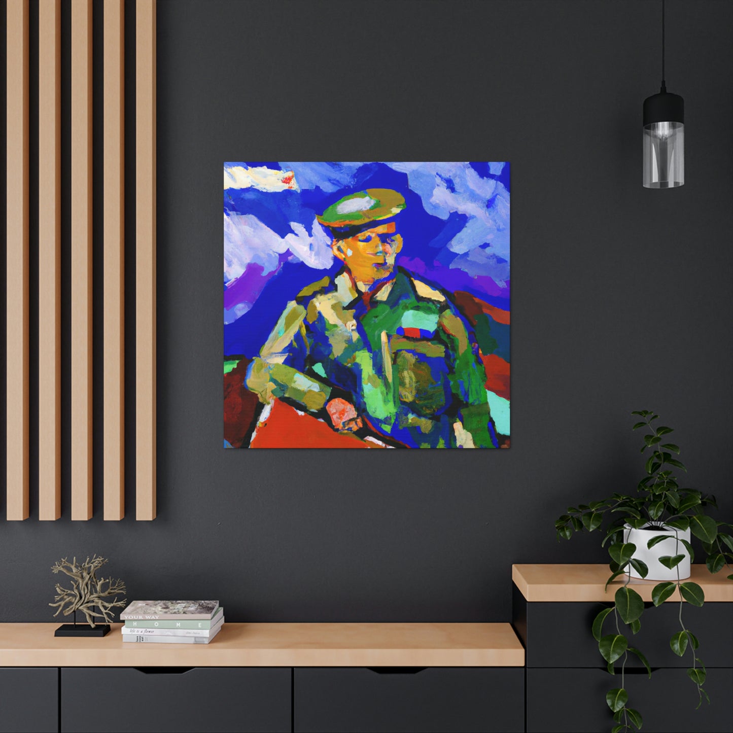 "Forward Observer Fauvism" - Canvas