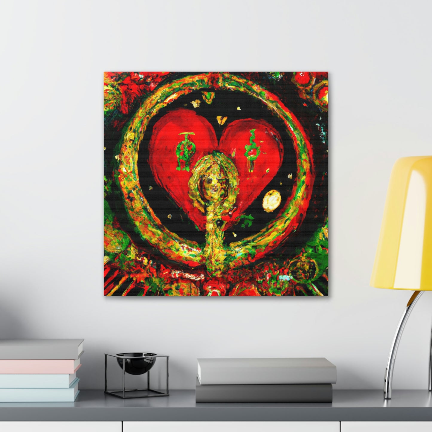 Love's Radiant Halo - Canvas