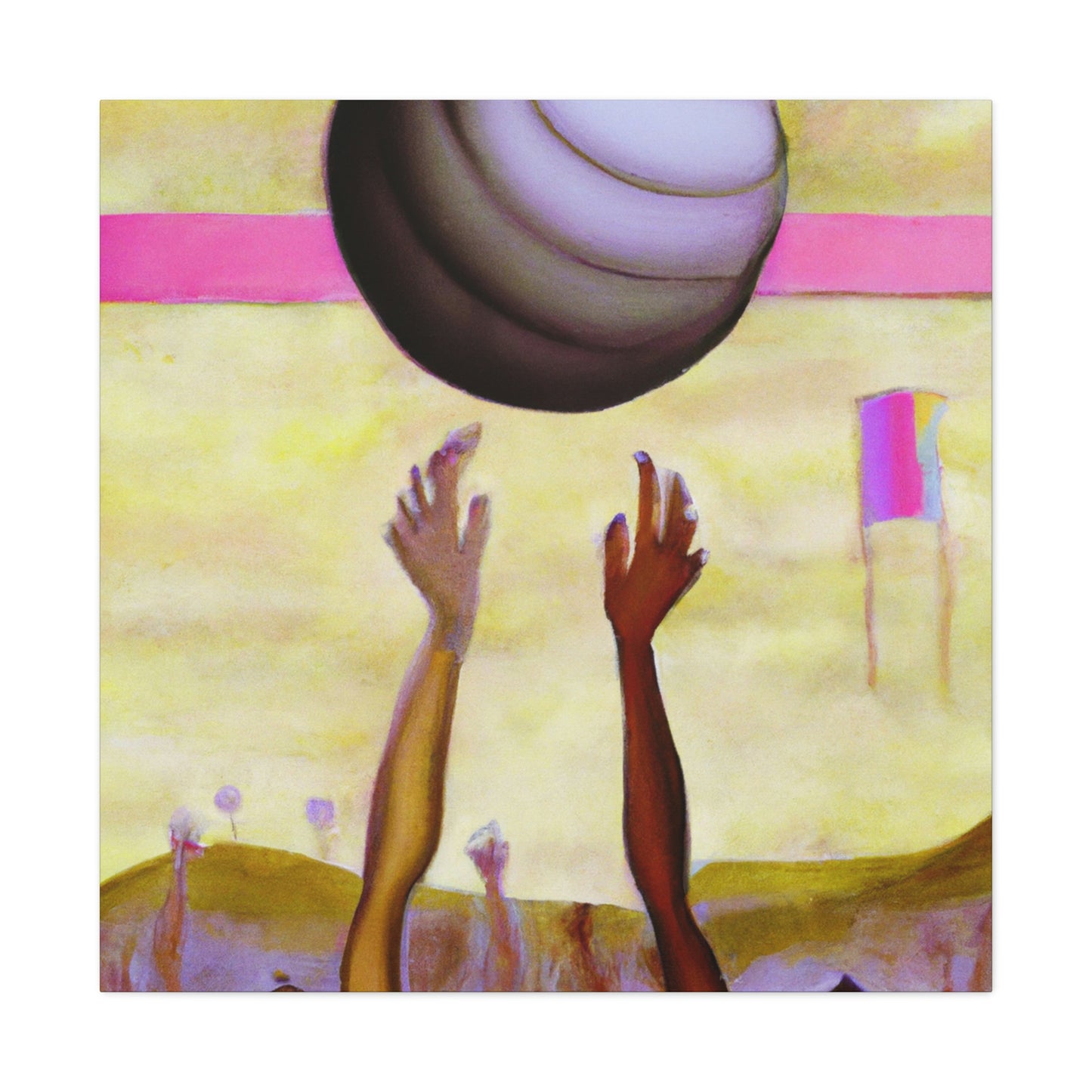 "Volleyball Dreams Surreal" - Canvas