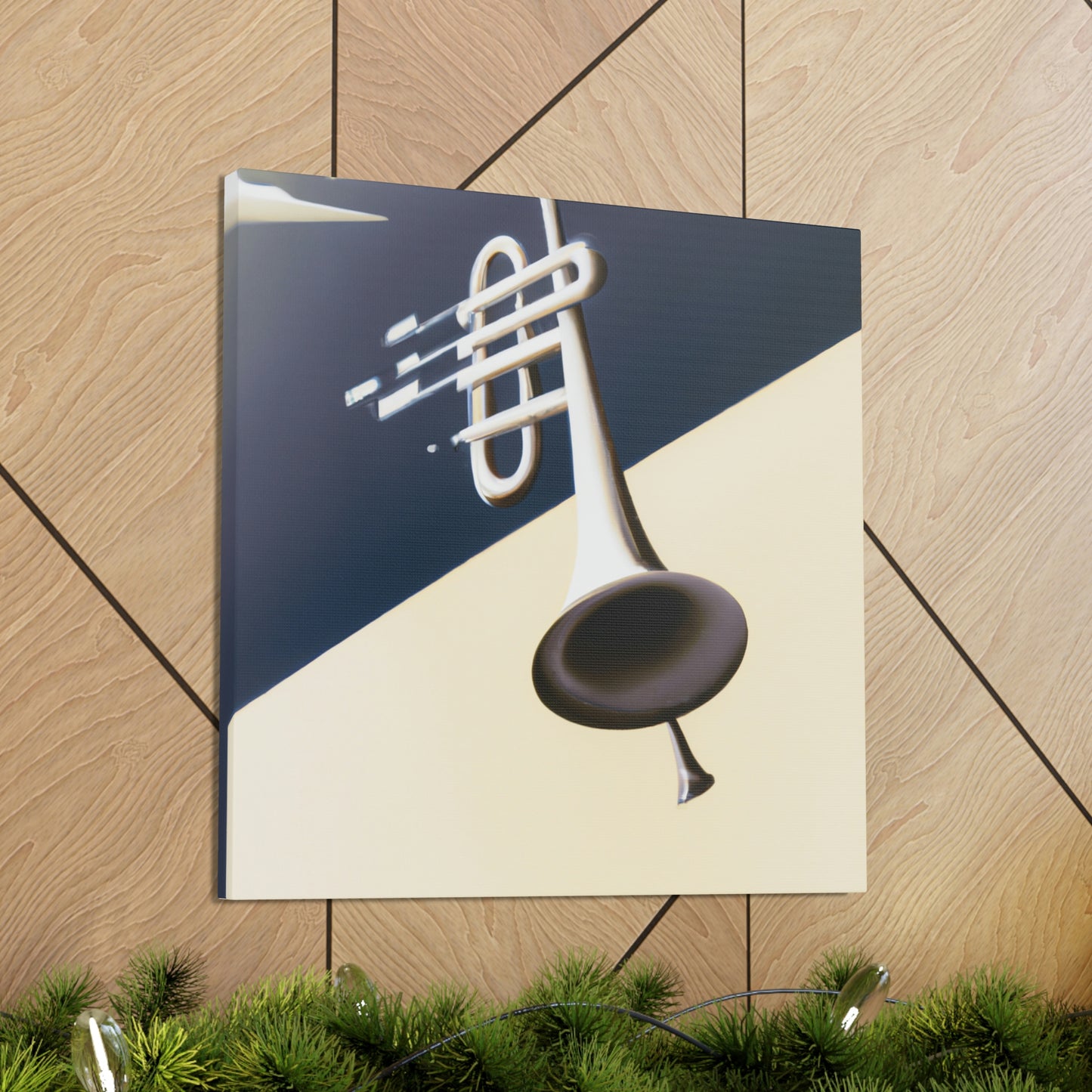 Trombone in the Cloud - Canvas